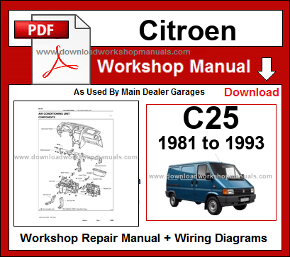 Citroen C25 Workshop Repair Manual