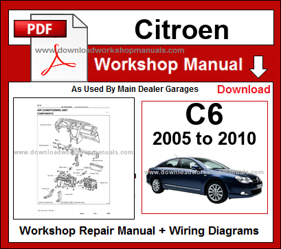 Citroen C6 workshop repair manual