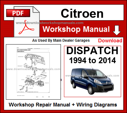 Citroen Dispatch Workshop Manual Download