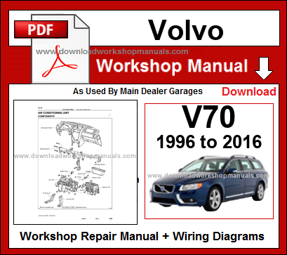 Volvo V70 Workshop Service Repair Manual Download