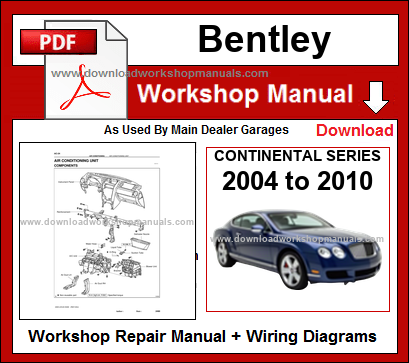 Bentley continental Workshop Repair Manual Download
