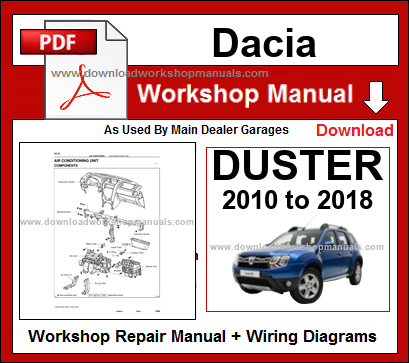 Dacia Duster Workshop service Repair Manual