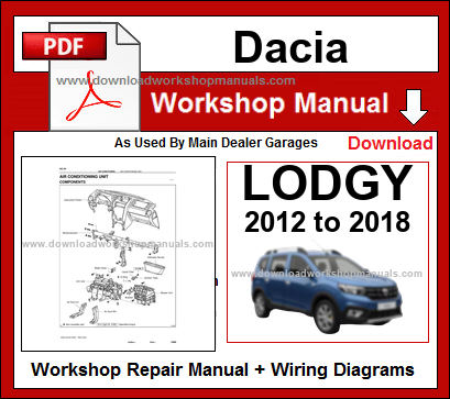 Dacia Lodgy Workshop Service Repair Manual