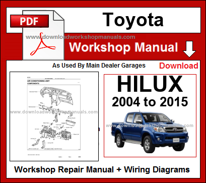 Toyota Hilux Workshop Service Repair Manual