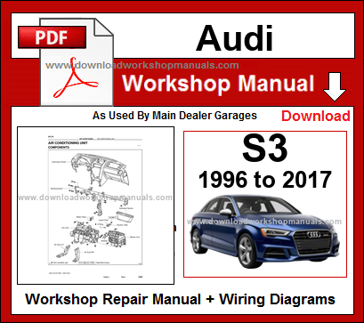 Audi S3 Service Repair Workshop Manual