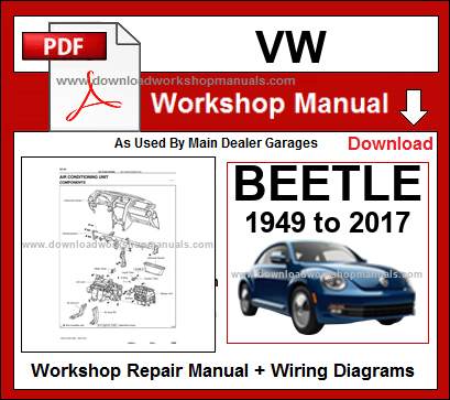 VW Beetle Service Repair Workshop Manual