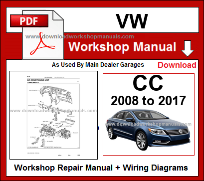 VW CC Service Repair Workshop Manual
