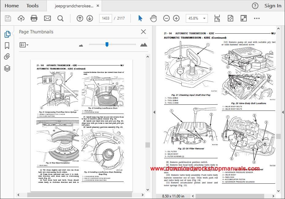haynes repair manual 1999 grand jeep cherokee free download pdf
